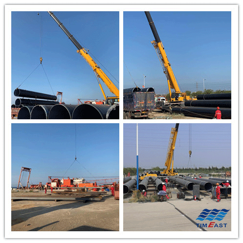 曹妃甸工業區（qū）入海排汙口工程施工項目舉行開工典禮