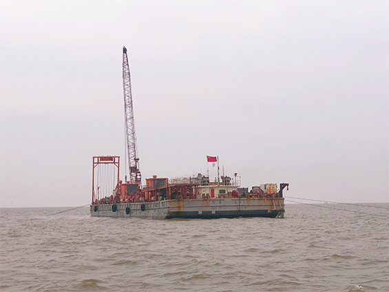 我司總（zǒng）經理視察及慰問（wèn）月東油田海底電纜裸露治理項目施工現場