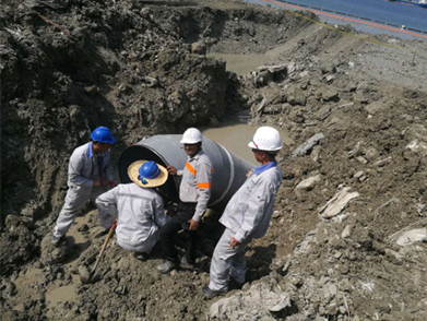 菲律賓海上取排水管線項目（2017-2018年--江（jiāng）蘇電建）