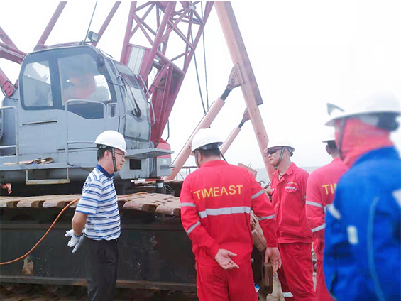 月（yuè）東油田海底電纜裸露（lù）治理項目（2019年--天時集團）