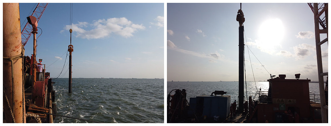 曹妃甸工業（yè）區入海排（pái）汙口工程項目正在進行中（zhōng）