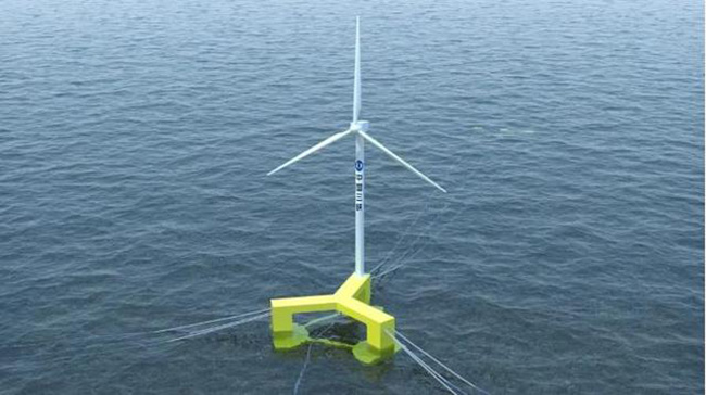 可抗（kàng）17級台（tái）風！全球首台抗台風型漂浮式海上風電機（jī）組下（xià）線