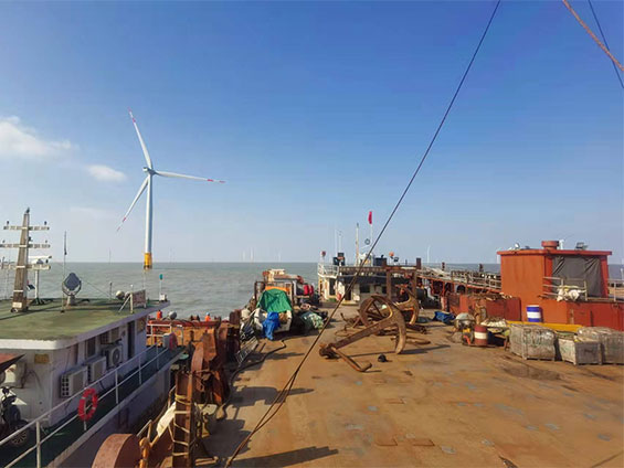 江蘇如東H5 35KV海纜維修項目（2021年--亨通海工）