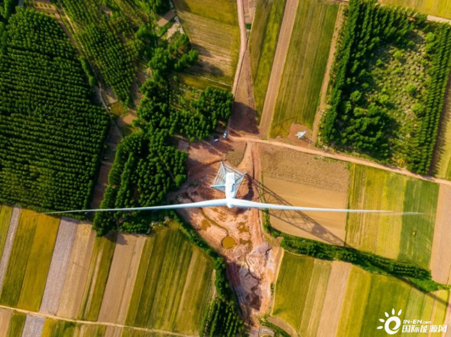 170米！全（quán）球最高、全國首（shǒu）個預應力桁（héng）架結構分散式風電場全部並網