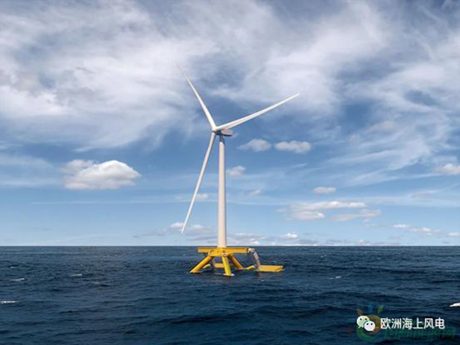 超簡潔設計，浮式風電 波浪能！