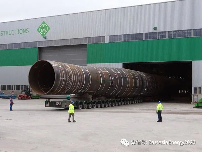 單根1895噸！德國（guó）EEW完（wán）成建（jiàn）造用於美（měi）國（guó）首個商業化海上風電項目單樁（zhuāng）基礎