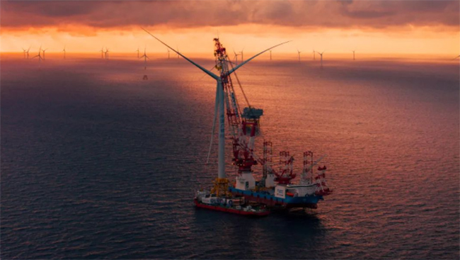 百萬千瓦級海（hǎi）上風電（diàn）項目，首台14MW風機吊裝！