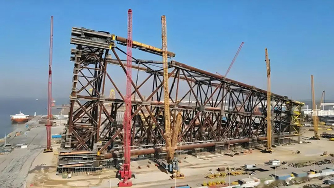 海洋（yáng）工程中，導管架的數字孿生實施方案