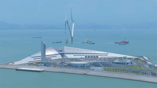 大國重器！全球最大漂浮式風電平（píng）台啟（qǐ）航出海（hǎi）