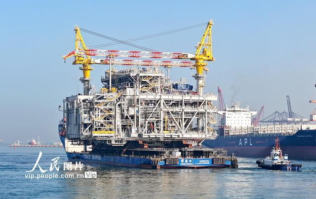 2萬噸！青島造馬讚油氣田項目關鍵模塊起運