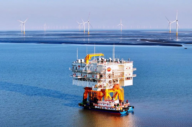我國首個中外合資海上風電項目發電量突（tū）破60億度