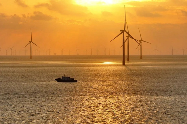 我國（guó）首（shǒu）個中外合資（zī）海上風電項目發電量突破60億度