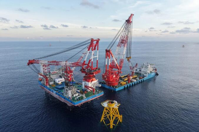 雙“艦”合璧！港航局實現（xiàn）海上風電（diàn）全流程自主化施工