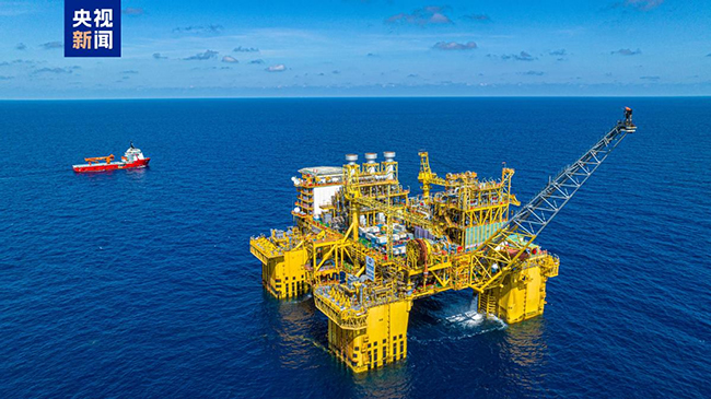 我國首個（gè）深水高壓氣田“深海一號”二期項目全麵投產