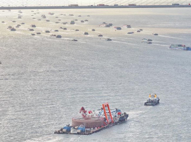 這艘鋪纜船啟航，助力中國離岸最遠海上風電（diàn）項目！