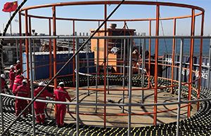 祝賀唐山樂亭菩提島海上風電（diàn）場300兆瓦示範工程35KV海底光電複合電纜敷埋設項目順利開工