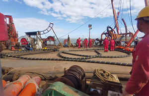 祝賀江（jiāng）蘇如東H5 35KV海纜敷設工程項目完工