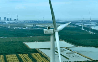 全球最大功率海上風機成功（gōng）並（bìng）網（wǎng）