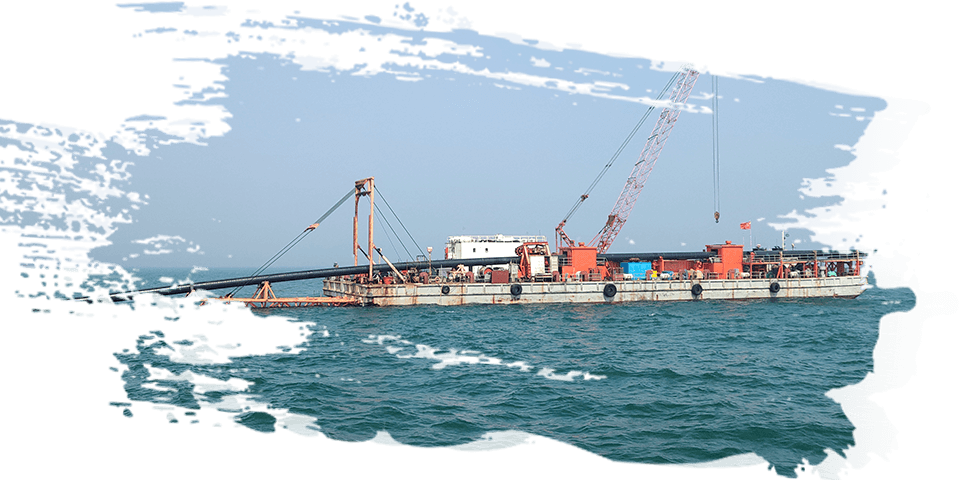 海底排汙、輸送水管道鋪設和維修