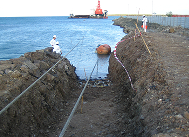 海底管線登陸安裝