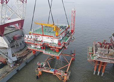 海上平台及附屬結構建造、安裝、維修（xiū）