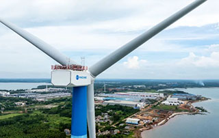 最大功率達20MW！全球最（zuì）大海上風機（jī）成功吊裝