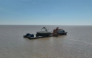 江蘇國信大（dà）豐85萬千瓦海上風（fēng）電項目首根220kV海底電纜敷設工程開工