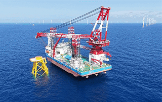 雙“艦”合璧！港（gǎng）航局實現海上風電全流程（chéng）自主化（huà）施工