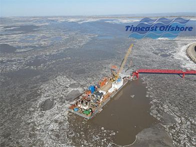 冀東南堡1-29儲氣庫先導試驗地麵工程注采（cǎi）集輸管道項目鋪管船施工（gōng）項目（2022年--中石油）