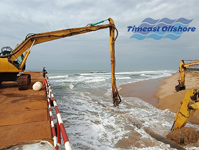 尼日爾-貝（bèi）寧原（yuán）油外輸管道項目海上終端（duān）工程-近岸（àn）段海（hǎi）底管道施工項目（2022年--中石油）