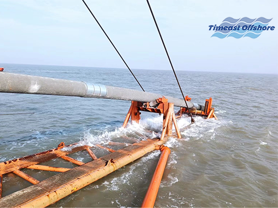 冀東南堡1-29儲氣庫先導試（shì）驗地（dì）麵工程注采集輸管道項目鋪管船施工項目（2022年（nián）--中石油）