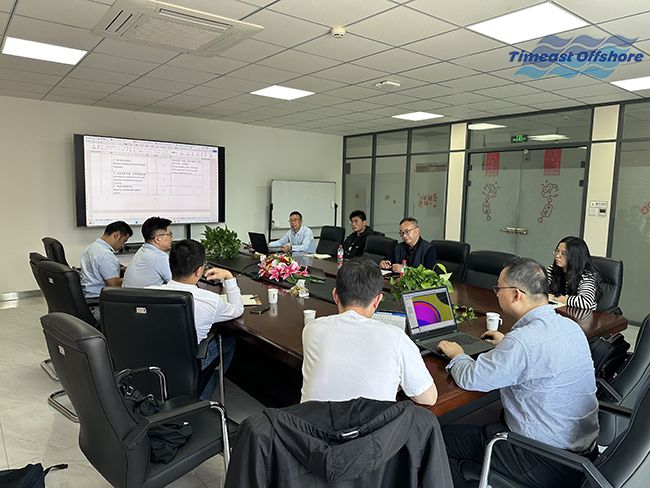 中交第三航務工程局（jú）蒞臨我司洽談國際項目合作