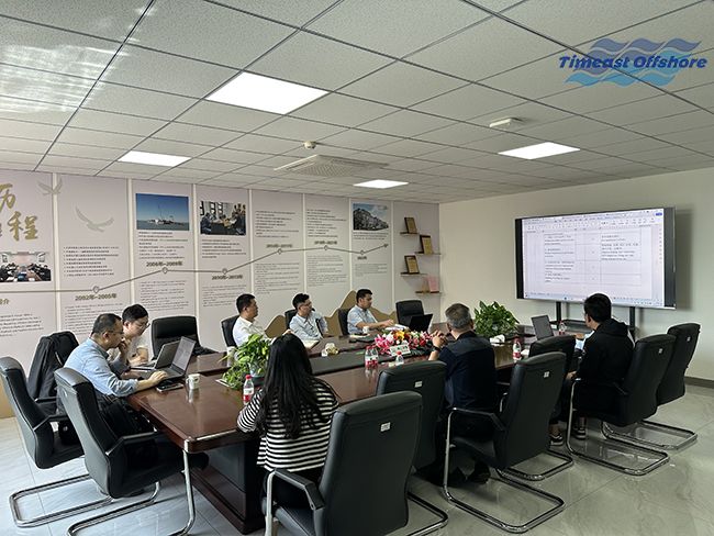 中交第三航務工（gōng）程局蒞（lì）臨我司洽談國際項目合作